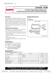 LB1863M datasheet pdf SANYO