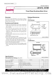 LB1870M datasheet pdf SANYO