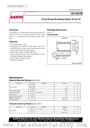 LB1881M datasheet pdf SANYO