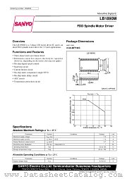 LB1890M datasheet pdf SANYO