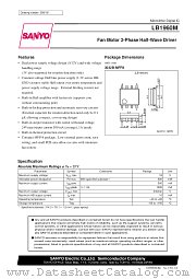 LB1960M datasheet pdf SANYO