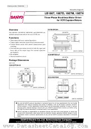 LB1987D datasheet pdf SANYO