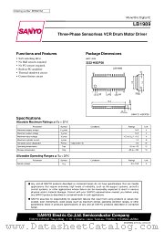 LB1989 datasheet pdf SANYO