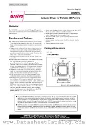 LB8109M datasheet pdf SANYO