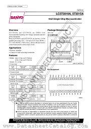 LC573010A datasheet pdf SANYO