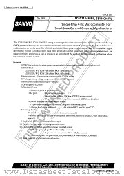 LC651104L datasheet pdf SANYO