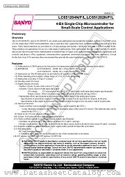 LC651204N datasheet pdf SANYO