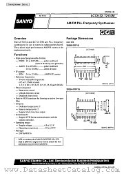 LC72132 datasheet pdf SANYO