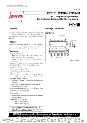 LC72191JM datasheet pdf SANYO