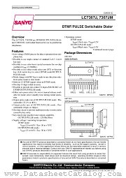 LC7367J datasheet pdf SANYO