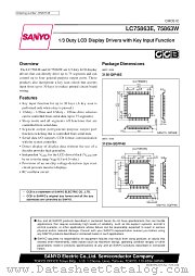 LC75863W datasheet pdf SANYO