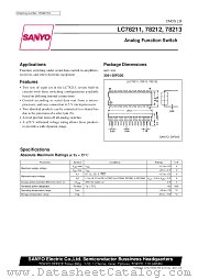 LC78213 datasheet pdf SANYO