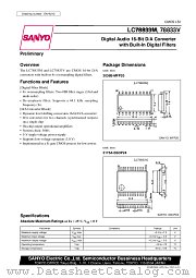 LC78833V datasheet pdf SANYO