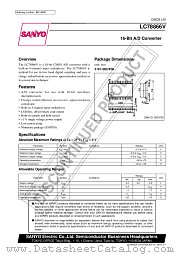 LC78866V datasheet pdf SANYO