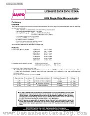 LC865624A datasheet pdf SANYO