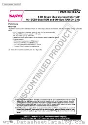 LC868112A datasheet pdf SANYO