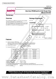 LC86P4332 datasheet pdf SANYO