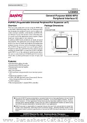 LC8953 datasheet pdf SANYO