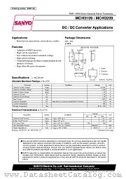 MCH3109 datasheet pdf SANYO