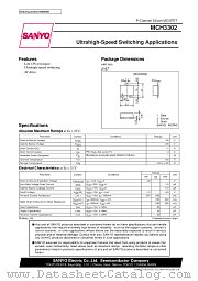 MCH3302 datasheet pdf SANYO