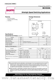 MCH3306 datasheet pdf SANYO