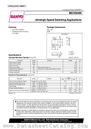 MCH3409 datasheet pdf SANYO