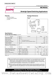 MCH6302 datasheet pdf SANYO