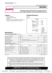 MCH6601 datasheet pdf SANYO