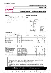 MCH6615 datasheet pdf SANYO