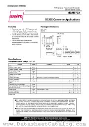 MCH6702 datasheet pdf SANYO