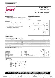 SB01-05SPA datasheet pdf SANYO