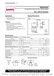 SB05W05C datasheet pdf SANYO