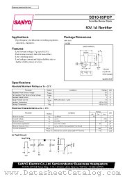 SB10-05PCP datasheet pdf SANYO