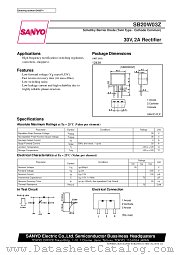 SB20W03Z datasheet pdf SANYO