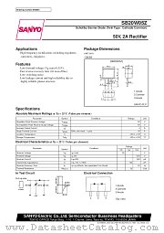 SB20W05Z datasheet pdf SANYO