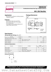 SB250-09 datasheet pdf SANYO