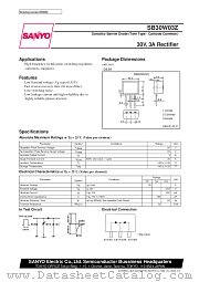 SB30W03Z datasheet pdf SANYO