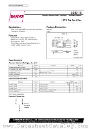 SB80-18 datasheet pdf SANYO