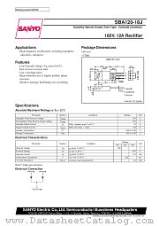 SBA120-18J datasheet pdf SANYO