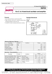 SGF25 datasheet pdf SANYO