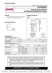 SVC202SPA datasheet pdf SANYO