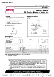 SVC221 datasheet pdf SANYO