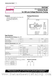 SVC346 datasheet pdf SANYO