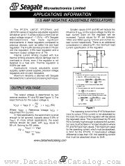 LM137HV datasheet pdf Seagate Microelectronics