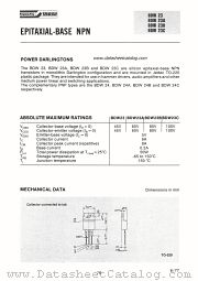 BDW23B datasheet pdf SGS-ATES