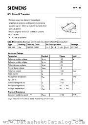 BFP196 datasheet pdf Siemens