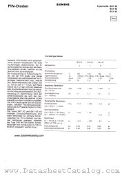 BXY42 datasheet pdf Siemens