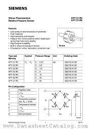 KPY57RK datasheet pdf Siemens