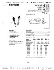 LY5421-PS datasheet pdf Siemens