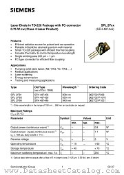 Q62702-P1678 datasheet pdf Siemens